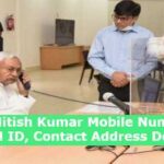 CM Nitish Kumar Mobile Number