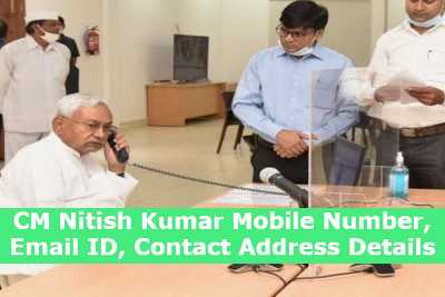 CM Nitish Kumar Mobile Number