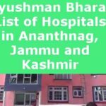 Ayushman Bharat List of Hospitals in Ananthnag, Jammu and Kashmir