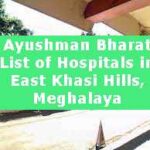 Ayushman Bharat List of Hospitals in East Khasi Hills, Meghalaya
