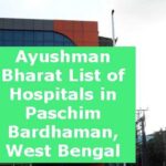 Ayushman Bharat List of Hospitals in Paschim Bardhaman, West Bengal