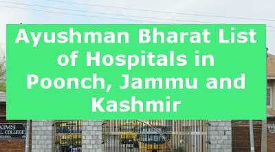 Ayushman Bharat List of Hospitals in Poonch, Jammu and Kashmir