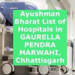 Ayushman Bharat List of Hospitals in GAURELLA PENDRA MARWAHI, Chhattisgarh